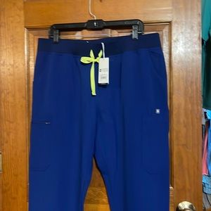 Brand new electric blue figs XL TALL